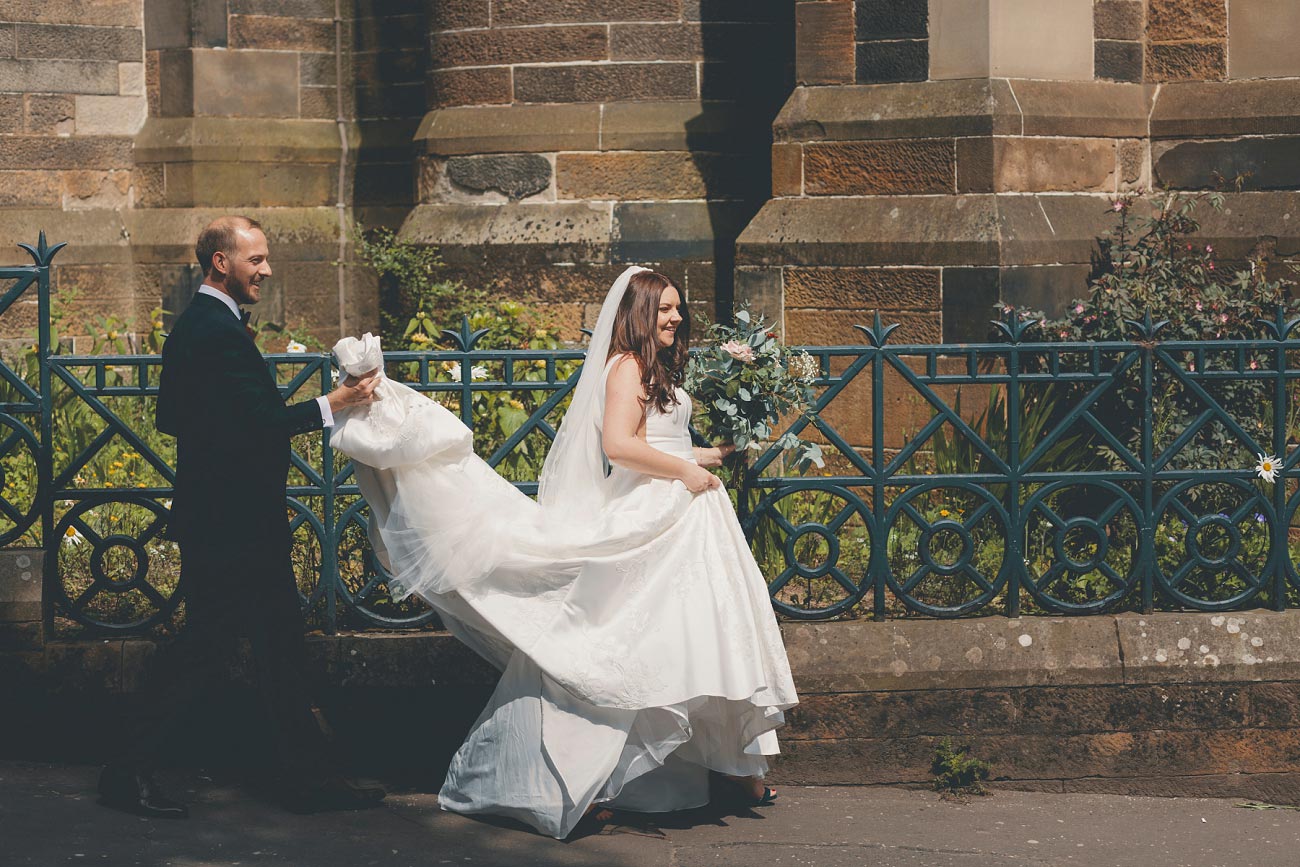 Cottiers Wedding, West End Glasgow. Glasgow Wedding Photography