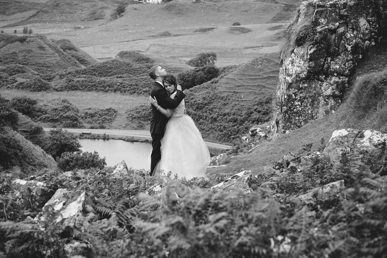 Scottish highlands wedding photography isle of skye the fairy glen quiraing 0027