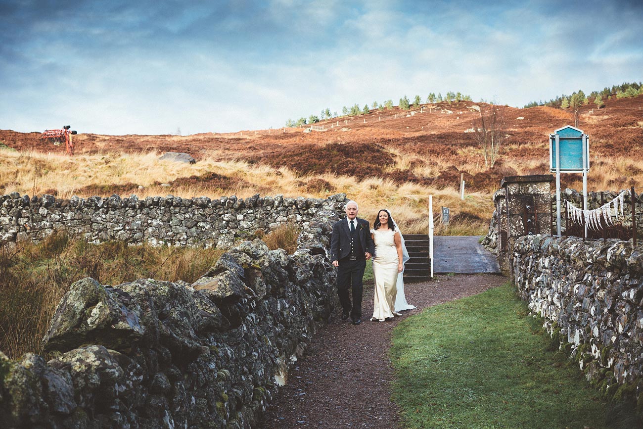 small church wedding Invernessshire scotland scottish highlands Croick 0020