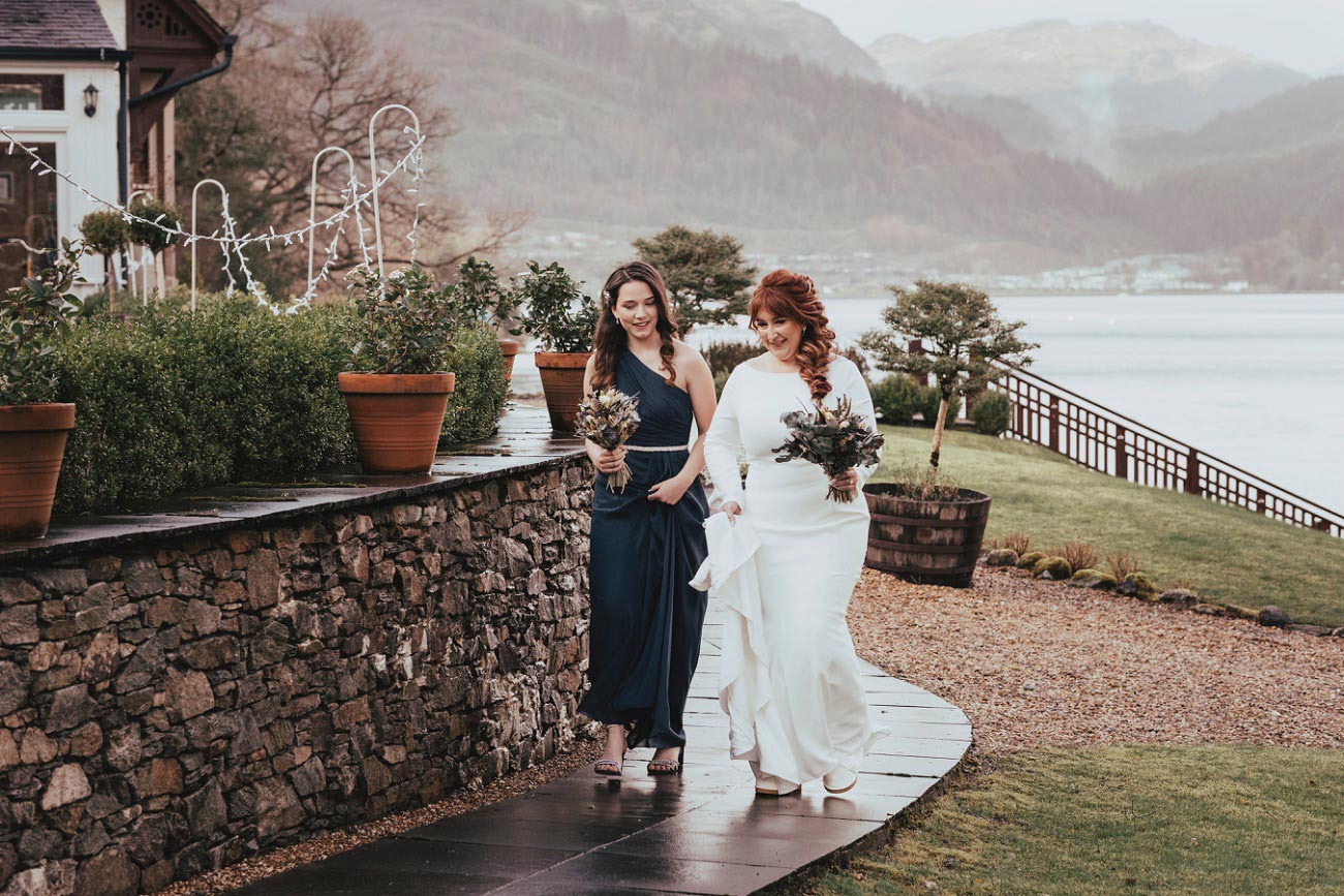 intimate wedding scottish highlands lodge on lochgoil scotland 0016