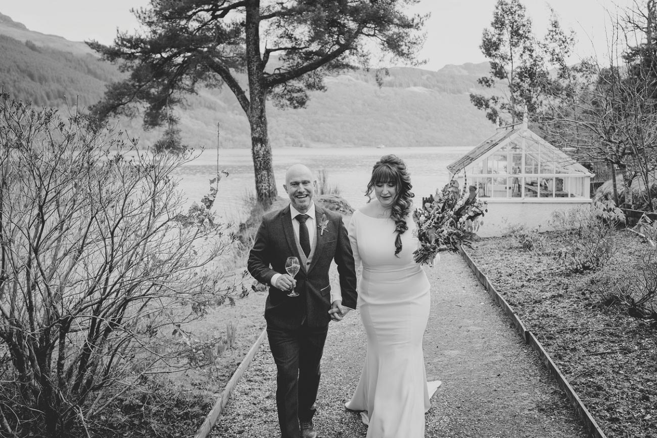 intimate wedding scottish highlands lodge on lochgoil scotland 0041