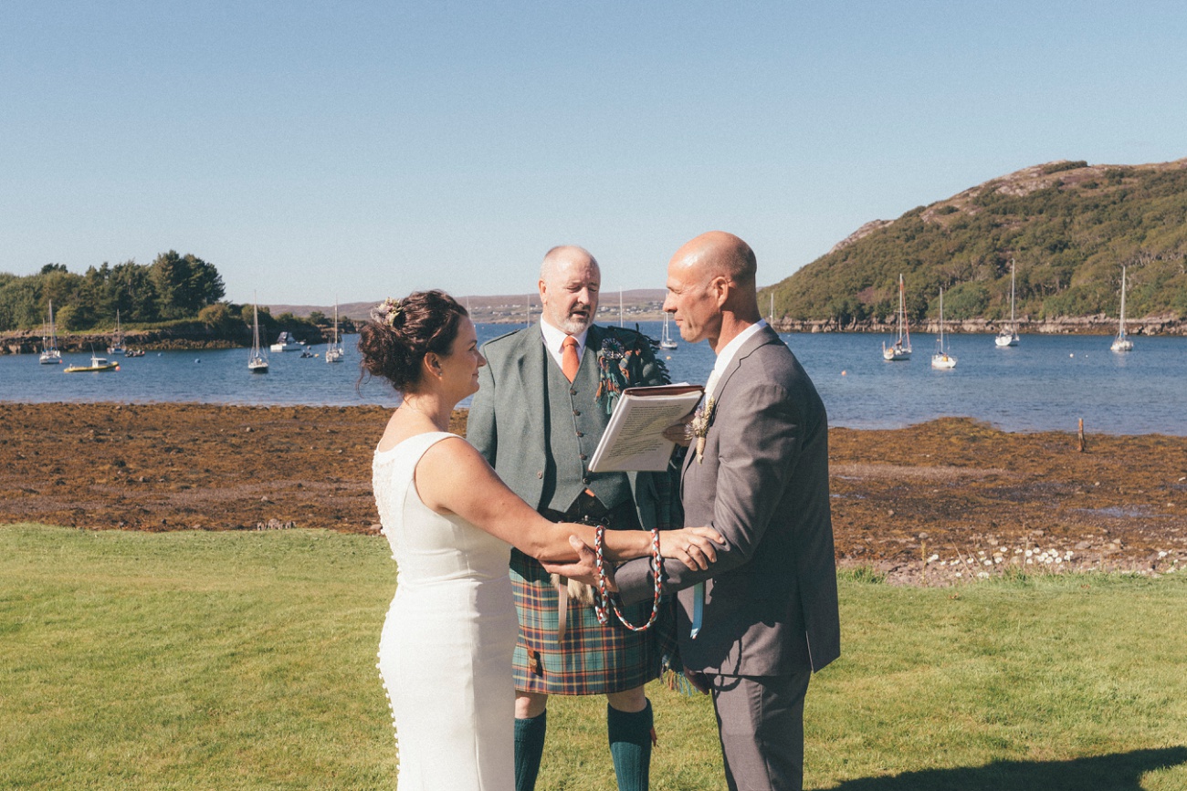 Elopement wedding photography wester ross, shieldaig lodge scottish highlands