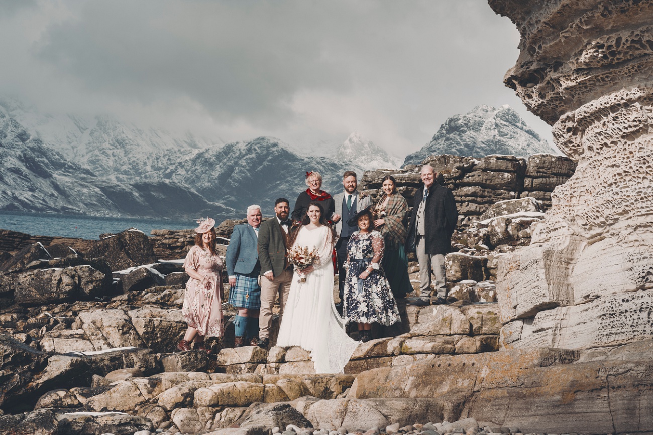 intimate elgol beach wedding isle of skye scottish highlands wedding photographer scotland 0035