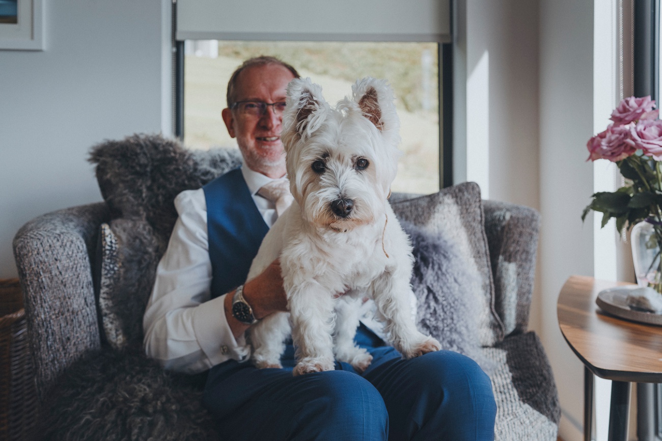 rainy Isle of skye elopement beach wedding 0008