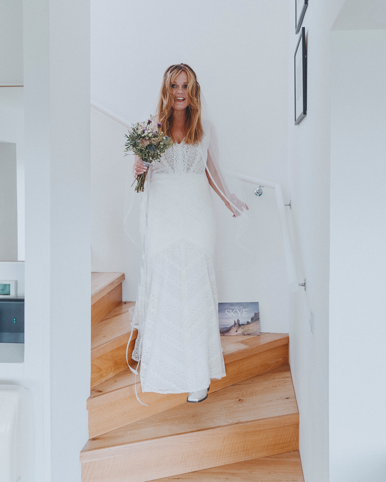 rainy Isle of skye elopement beach wedding 0014