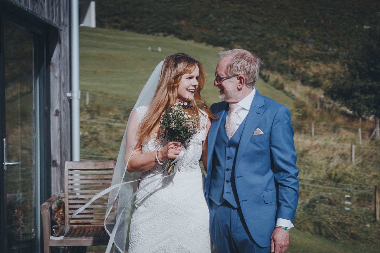 rainy Isle of skye elopement beach wedding 0018