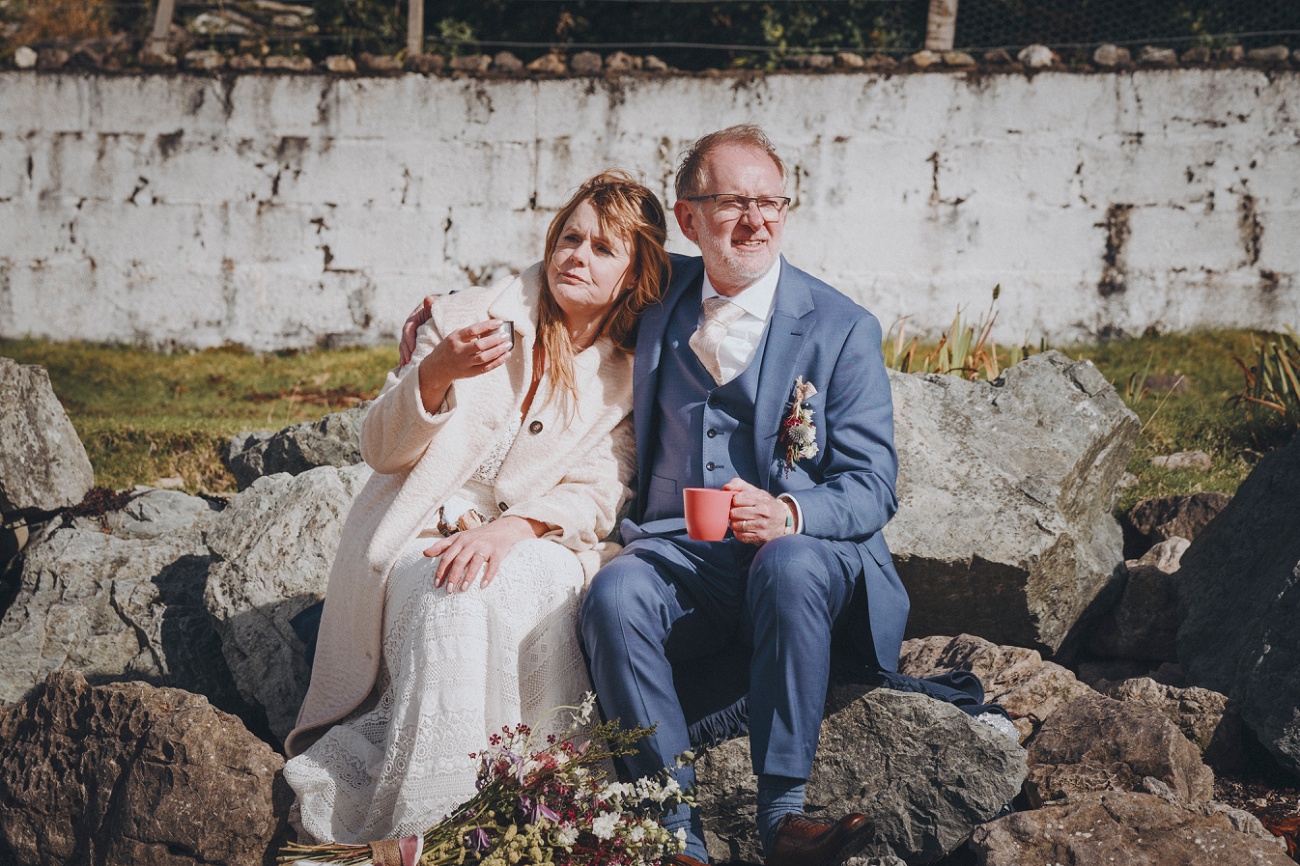 rainy Isle of skye elopement beach wedding 0048