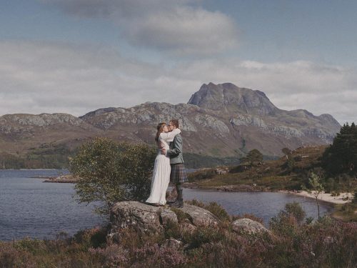 Breathtaking Loch Maree Elopement // Celtic Handfasting Ceremony