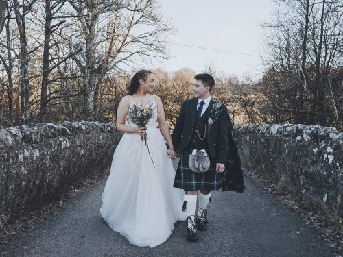 Loch Venachar Wedding // Sunny Autumn Celebration